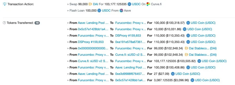 Flash loans