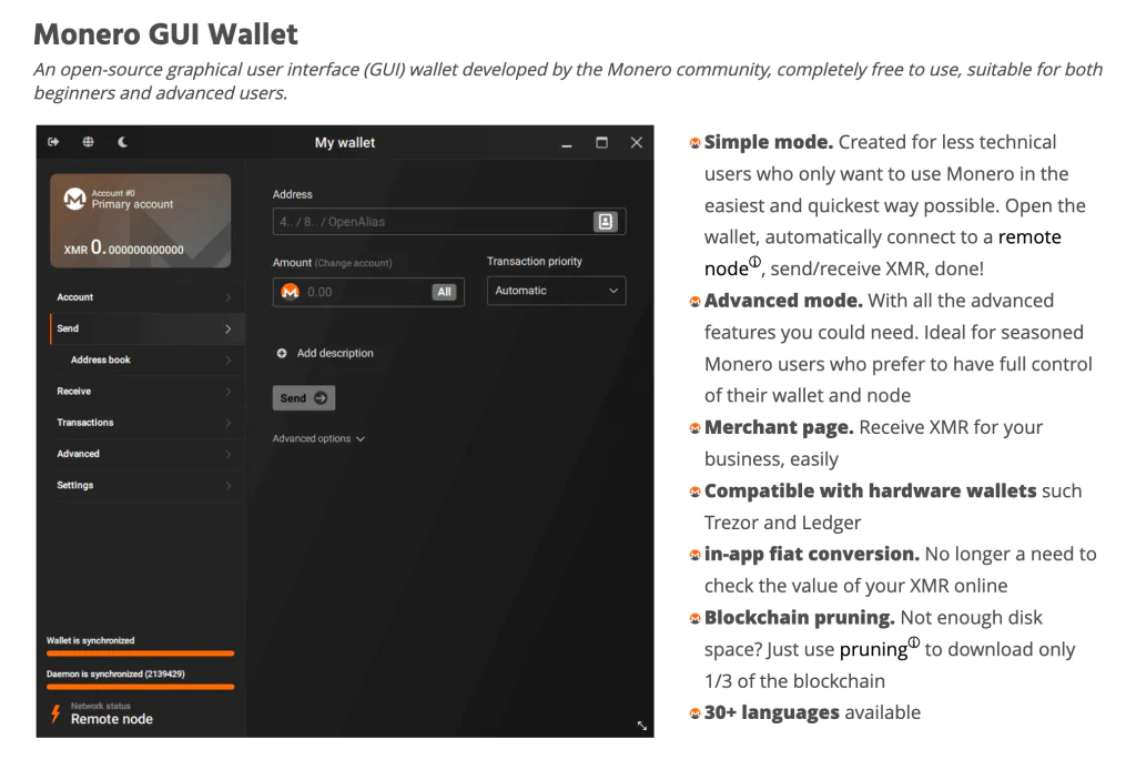 потерять доступ, кошельки Monero, криптоактивы, криптовалютные кошельки, подключение к интернету